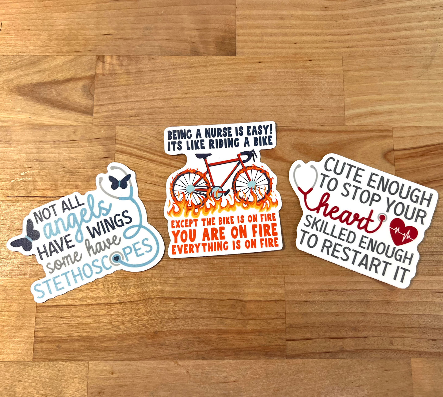 Nurse Sticker set of 3