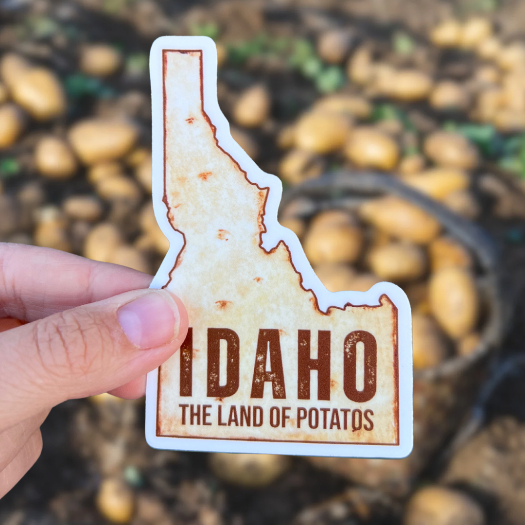 Idaho: Land of Potatoes Sticker