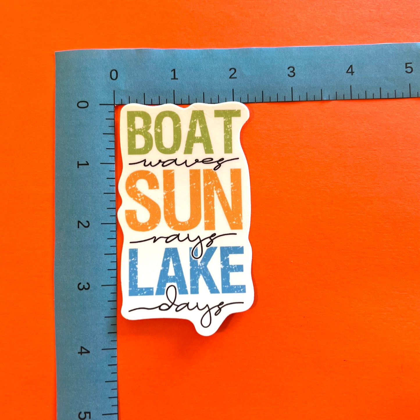 Boat Waves, Sun Rays, Lake Day