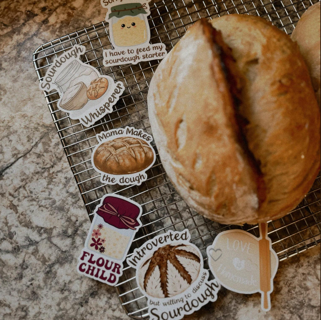 Homestead Collection: Set of 16 Waterproof Stickers