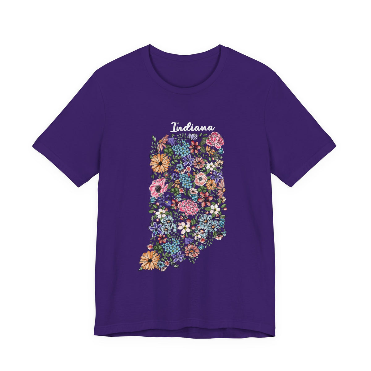 Indiana State Floral T-Shirt | Floral Botanical Tee