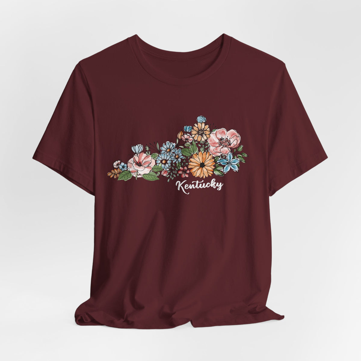 Kentucky State Floral T-Shirt | Floral Botanical Tee