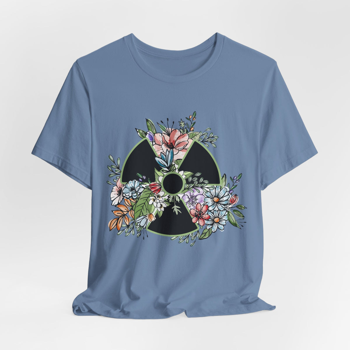 Floral Rad Tech Shirt, Watercolor Radiation Symbol Tee, Radiology Technologist Gift, X Ray Tech Week Shirt