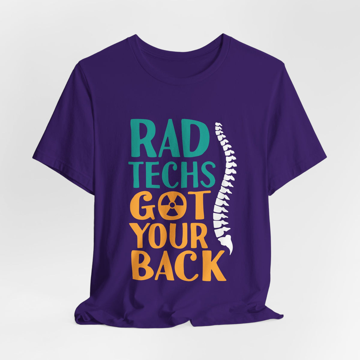 Rad Techs Got Your Back Shirt, Funny X Ray Tech Tee, Radiology Technologist Gift, Spine Shirt, Free Matching Sticker