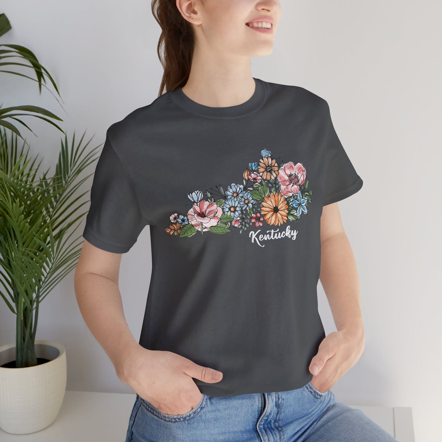 Kentucky State Floral T-Shirt | Floral Botanical Tee