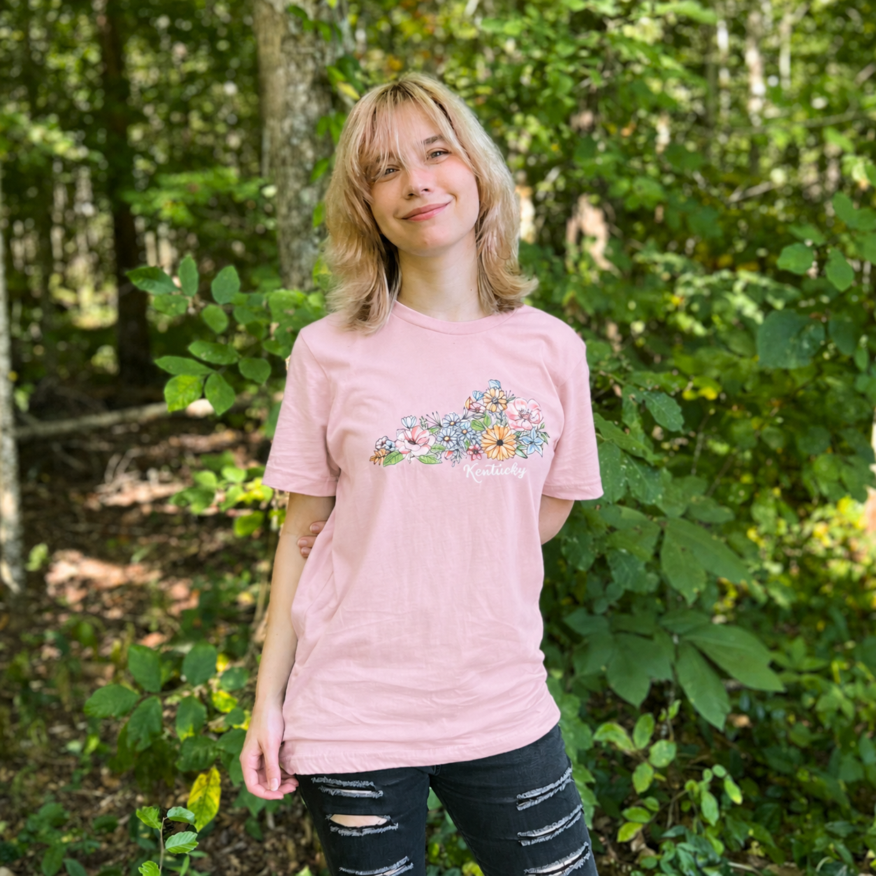 Kentucky State Floral T-Shirt | Floral Botanical Tee