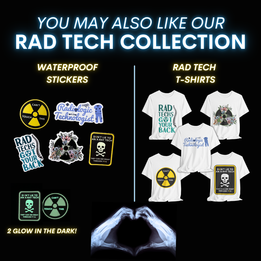Floral Rad Tech Shirt, Watercolor Radiation Symbol Tee, Radiology Technologist Gift, X Ray Tech Week Shirt