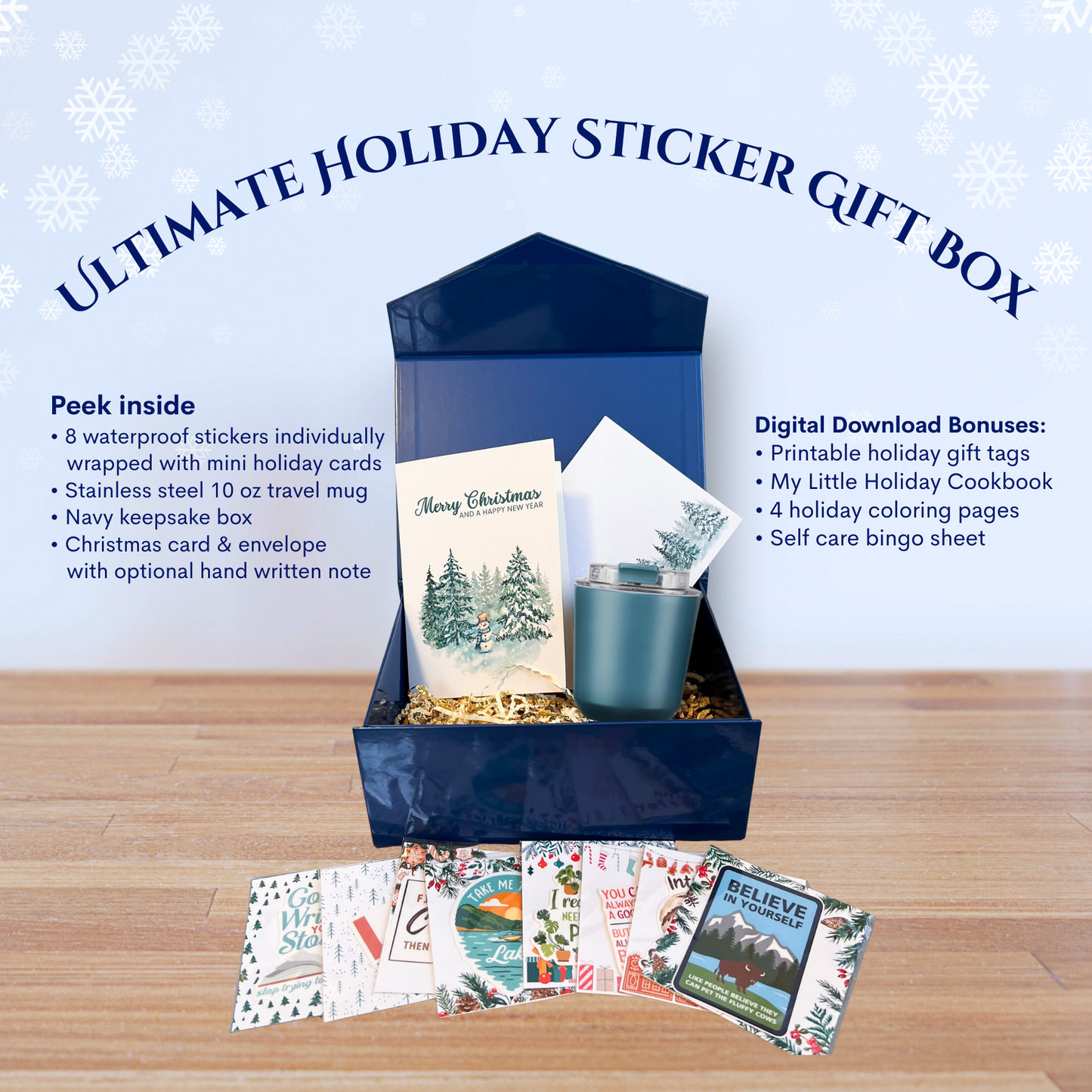 The Ultimate Holiday Sticker Gift Box