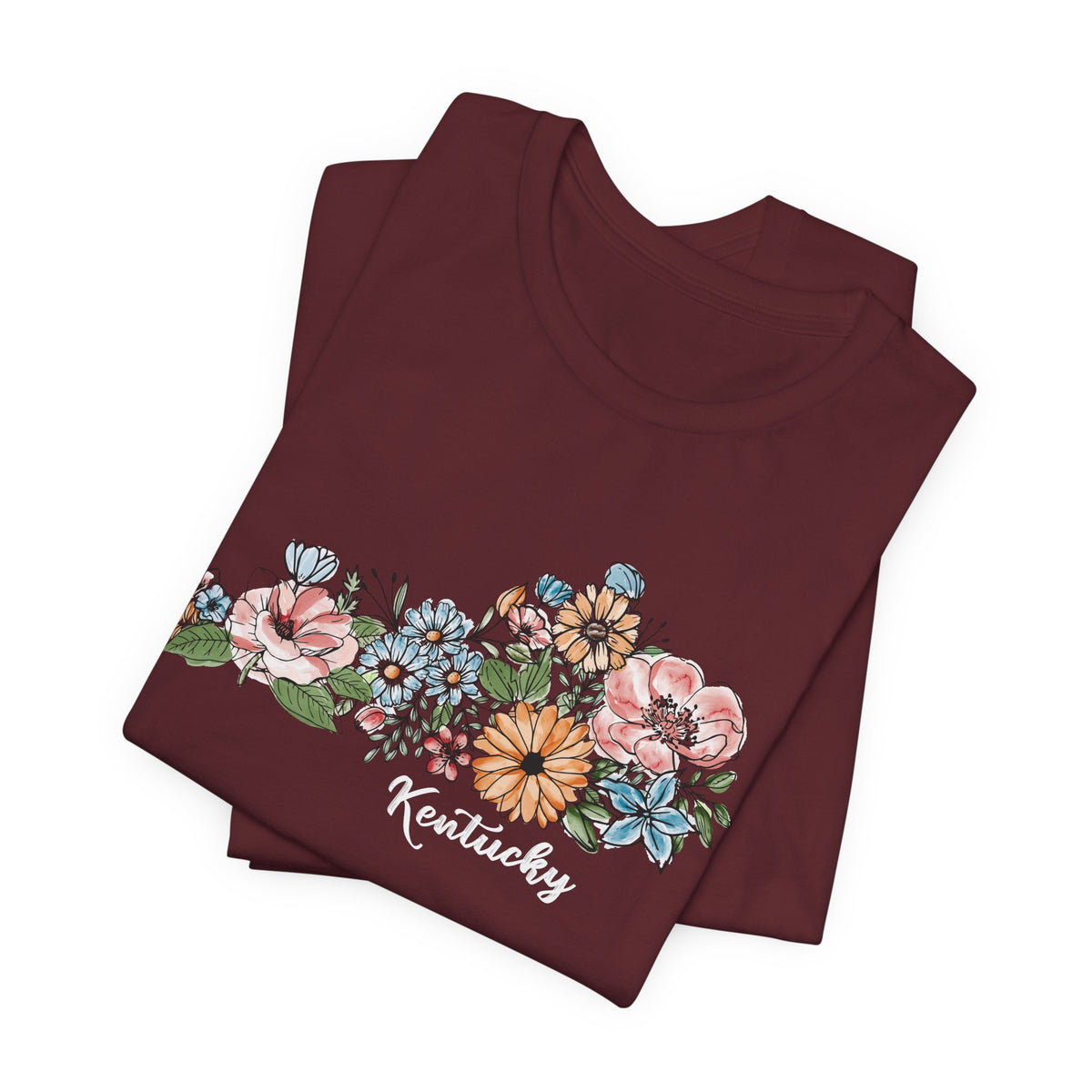 Kentucky State Floral T-Shirt | Floral Botanical Tee