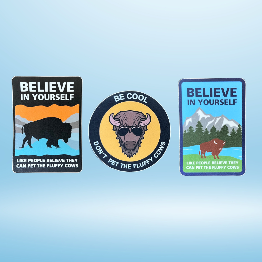 Don’t Pet The Fluffy Cows Sticker Pack