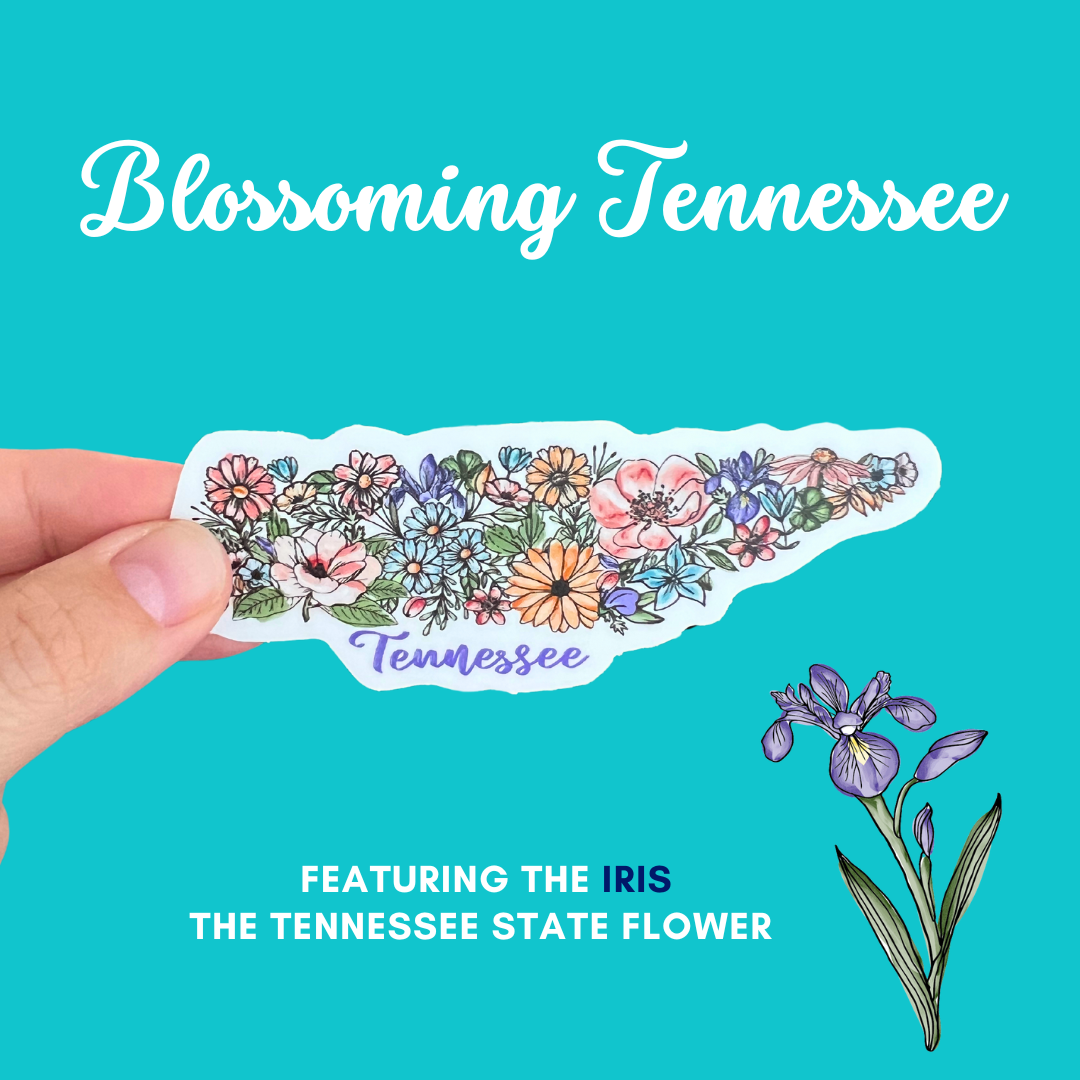 Blossoming Tennessee Sticker