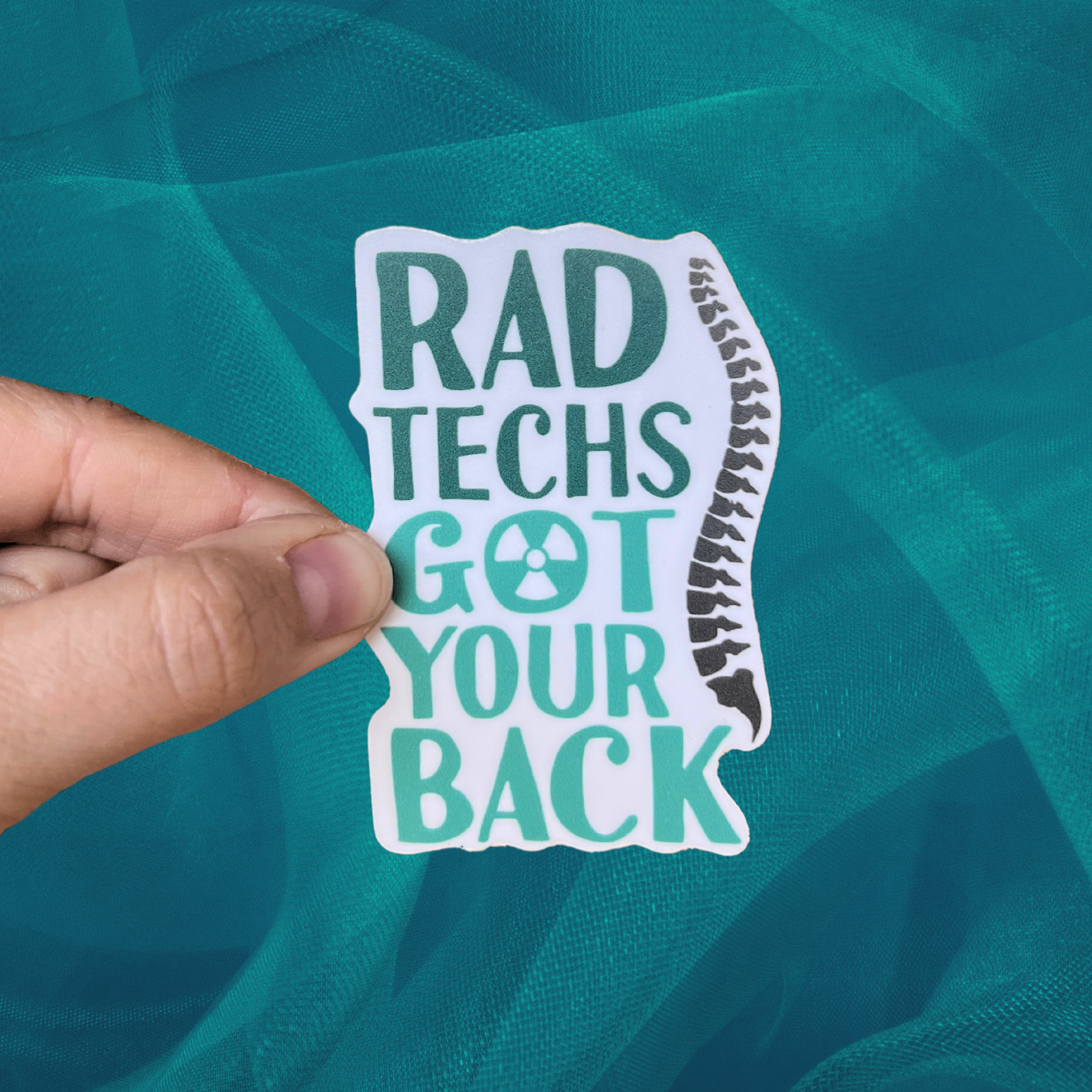 Rad Techs Got Your Back Sticker