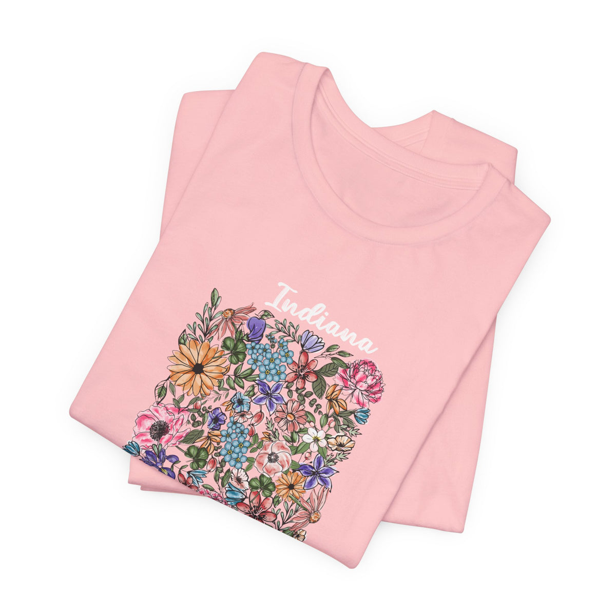 Indiana State Floral T-Shirt | Floral Botanical Tee
