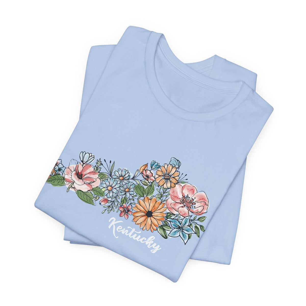 Kentucky State Floral T-Shirt | Floral Botanical Tee