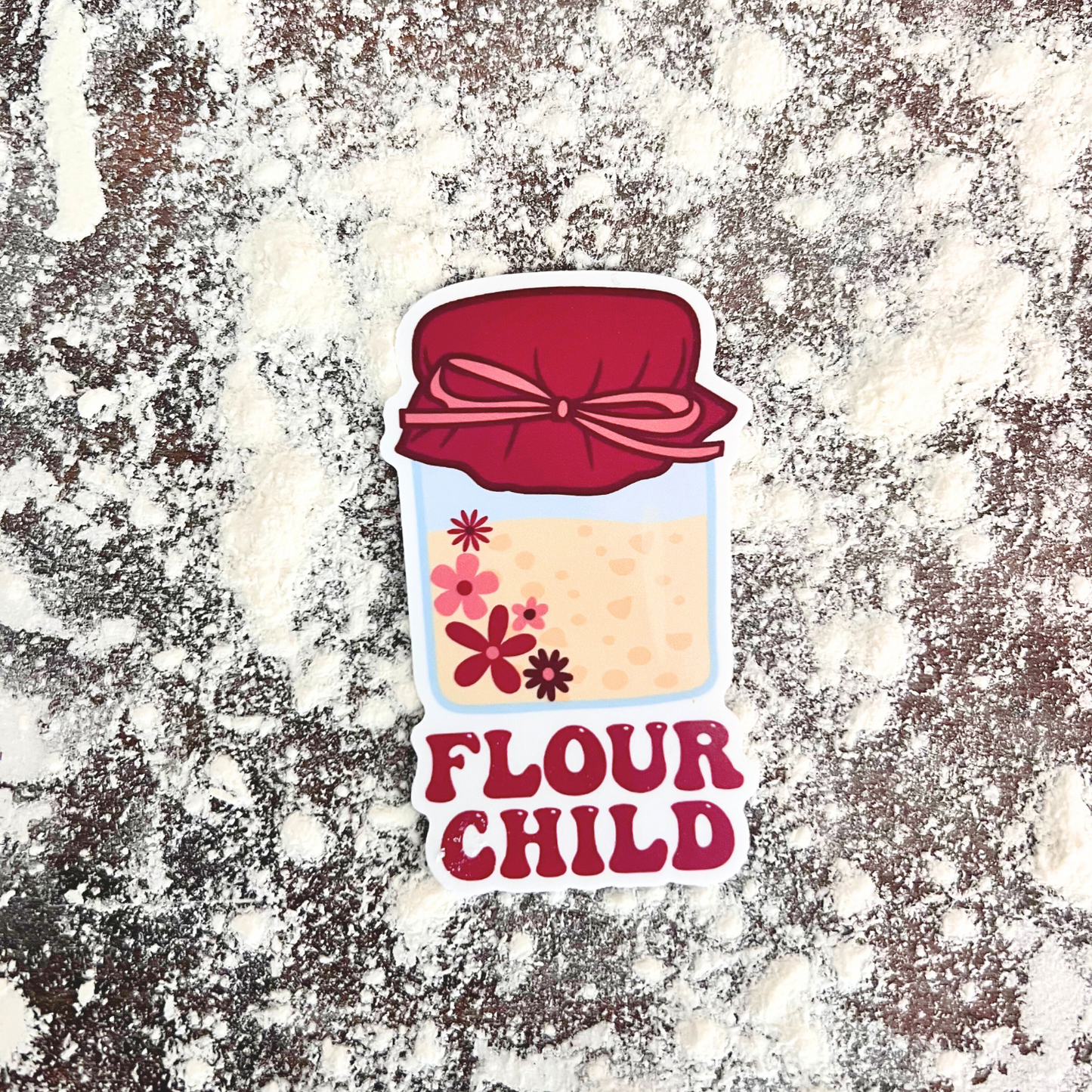 Sourdough Starter Waterproof Sticker Set