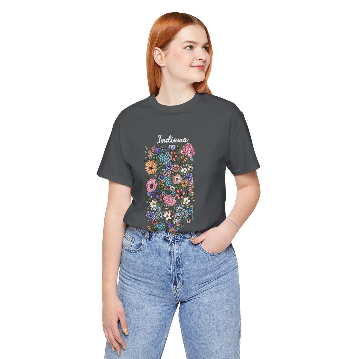 Indiana State Floral T-Shirt | Floral Botanical Tee