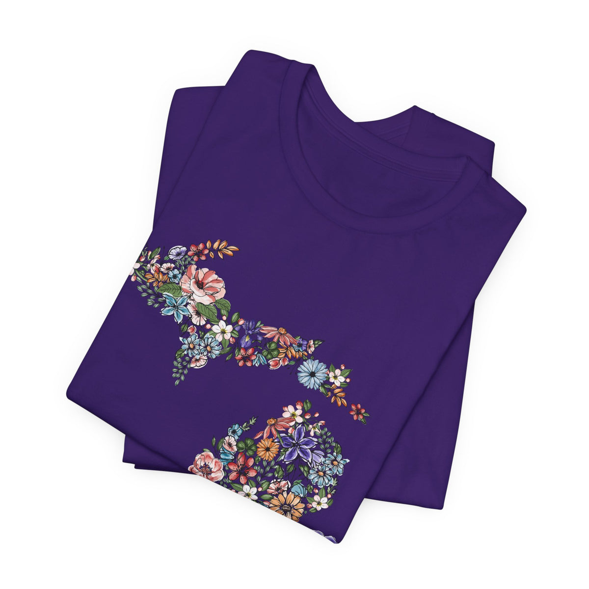 Michigan State Floral T-Shirt | Floral Botanical Tee