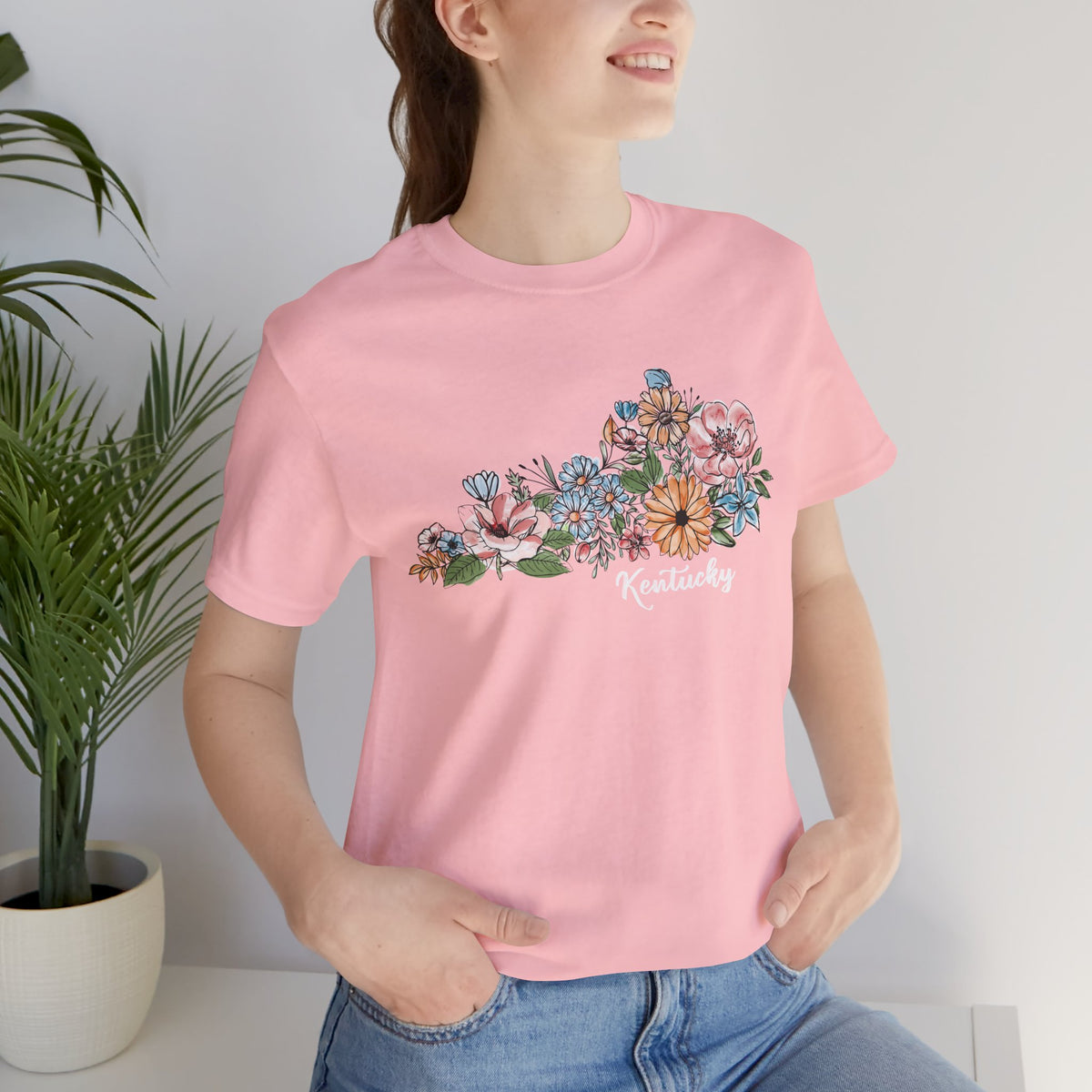Kentucky State Floral T-Shirt | Floral Botanical Tee