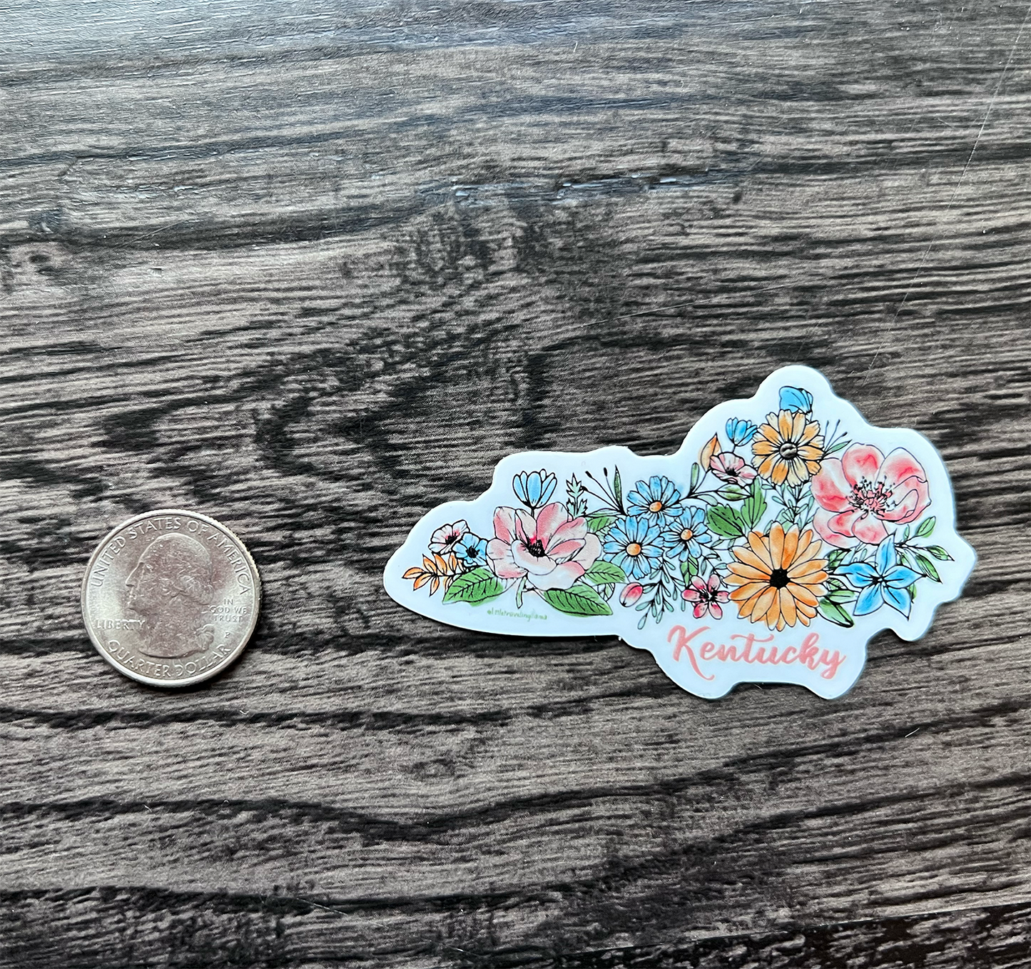 Blossoming Kentucky Sticker *Restocked*