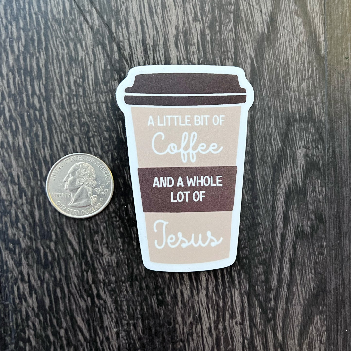 Jesus & Coffee Sticker