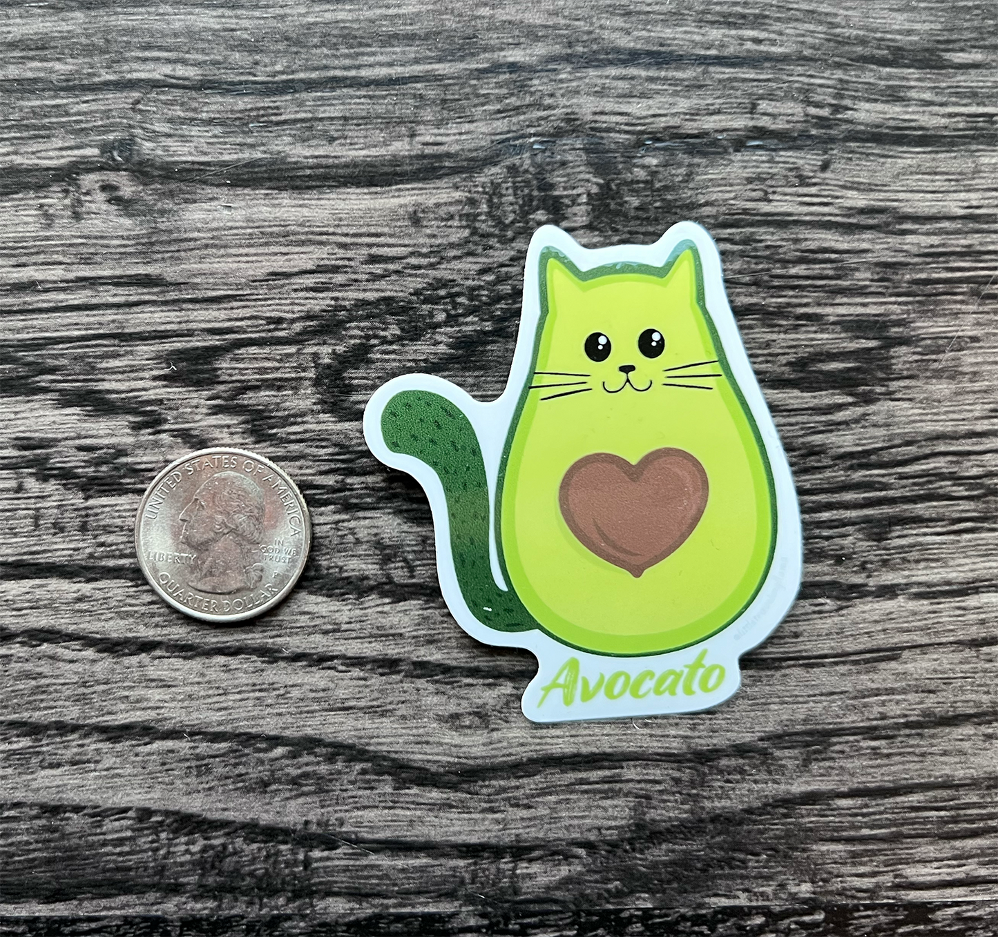 Avocato Vinyl Waterproof Sticker