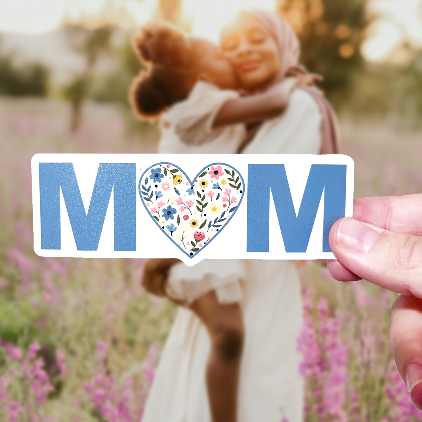 Mom Floral Sticker