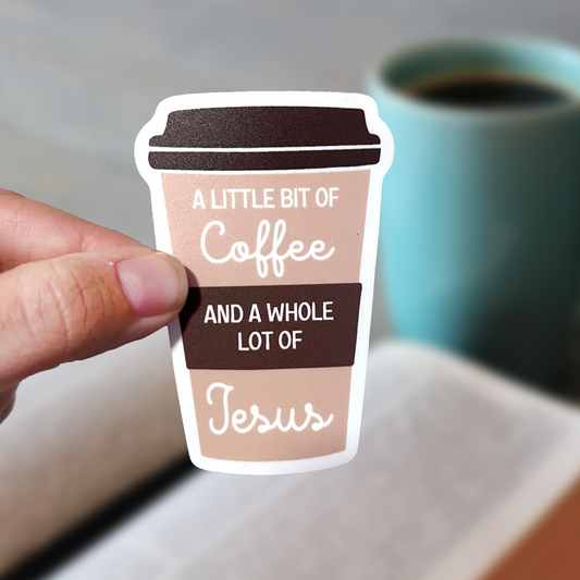 Jesus & Coffee Sticker