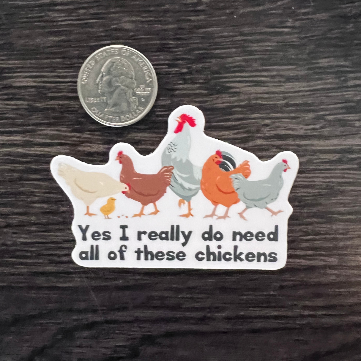 Yes I really do need these chickens sticker