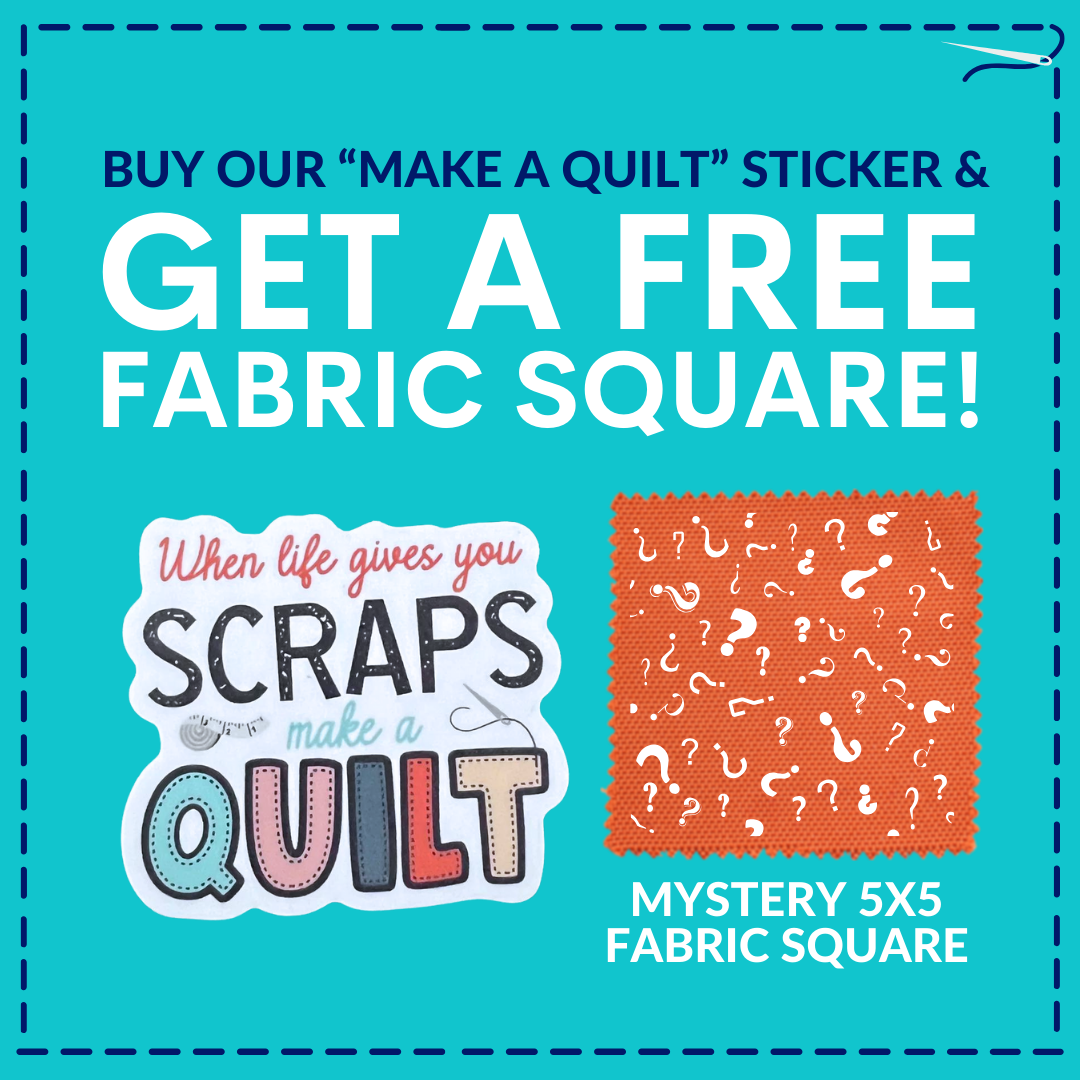 When Life Gives You Scraps Quilting Sticker