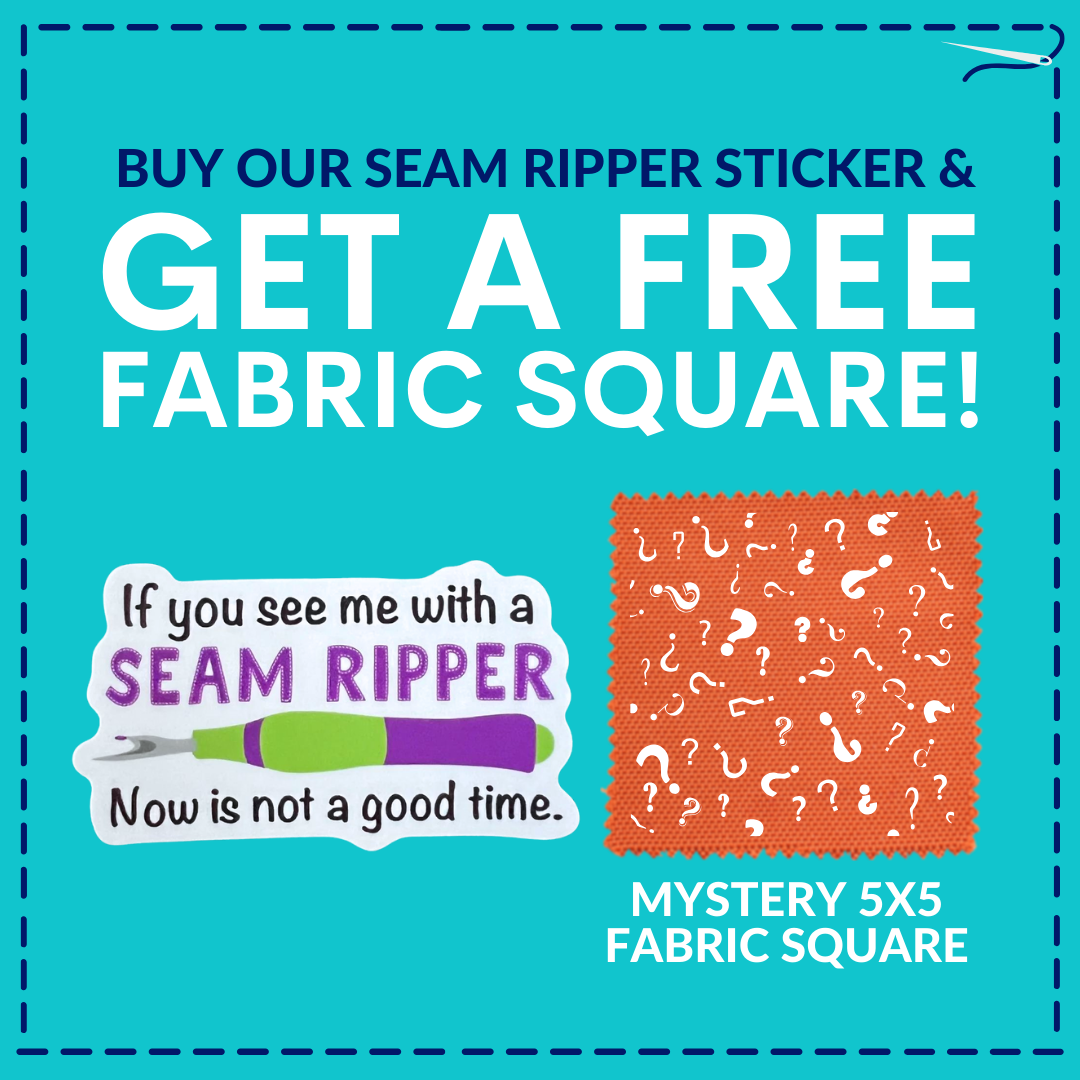 Seam Ripper Quilting Sticker