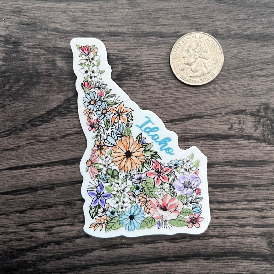 Blossoming Idaho Sticker