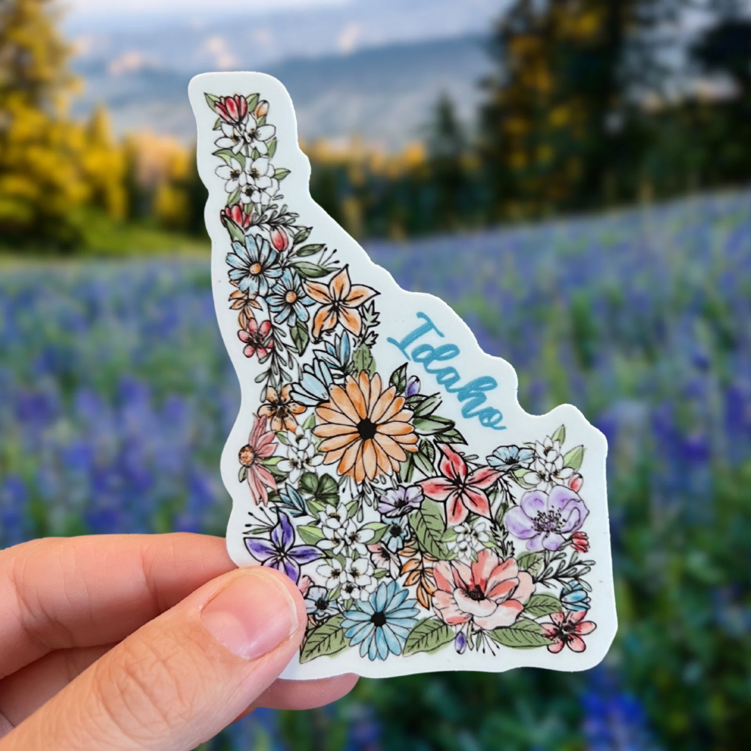 Blossoming Idaho Sticker