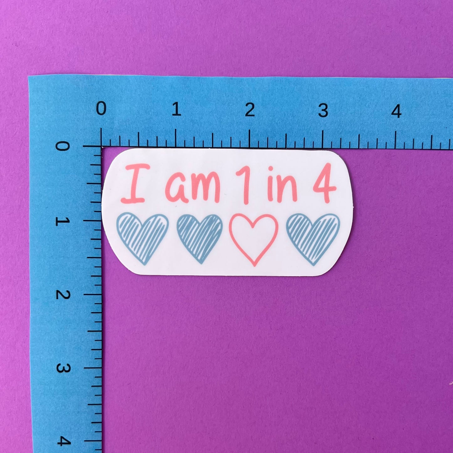 I Am 1 in 4 Child Loss Awareness Sticker